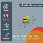 Flourish Pets 2 in 1 Multi-Layer Chew Toy for Active Dogs | Non-Toxic BPA Free Double Stitched Soft Fabric Exterior Dog Toys | Long-Lasting Dog Plush Toys – Mr. Guac 3.5"