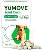 YuMOVE Hip & Joint Supplement for Dogs with Glucosamine, Hyaluronic Acid, Green Lipped Mussel & Omega 3 Joint Supplement - Regular and Advanced Strength (60ct, Chewable Tablets)