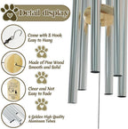 Pet Loss Gifts, Dodosky Personalized Pet Memorial Wind Chime, Pet Memorial Gifts for Cats, Lost Cat Sympathy Gift, Bereavement Remembrance Gifts for Loss of Pet