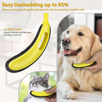 2-Pack Pet Hair Remover - Banana Cat Dog Hair Remover with Efficient Pet Grooming Gloves|Gentle Bathing Shedding Brush Dog Glove|Reusable Pet Hair Removal Tool for Carpet Couch Cat Fur & Lint