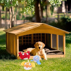 Dog Toys for Aggressive Chewers,Squeaky Dog Toys to Keep Them Busy,No Stuffing Interactive Dog Chew Toys,Suitable for Medium,Large and Small Dogs (Yellow Fish)