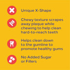 PEDIGREE DENTASTIX Large Dog Dental Treats Beef Flavor Dental Bones, 6.07 oz. Pack (7 Treats)