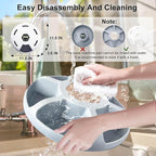 Automatic Cat Feeder Wet&Dry Food, 6 Meal Timed Pet Dispenser Easily Programmable &Easy to Clean,with 2 Ice Packs Auto Feeder for Cats/Small Dogs