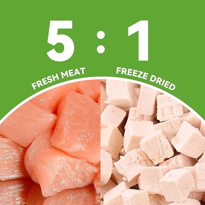 OPET Freeze Dried Cat Treats - Single Ingredient High Protein Pet Food, Healthy Training Snacks, Freeze Dried Chicken Food Toppers for Cats and Dogs, Grain Free (Chicken, 4 Pack)