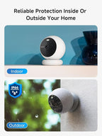 Noorio Wireless Security Cameras for Home Security, Battery-Powered 1080P Indoor/Outdoor Camera Magnetic, AI Detection, Free Local Storage, Color Night Vision, IP66 Weatherproof, 2.4G WiFi Only