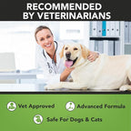 NOVEHA - Dog Ear Cleaner Wipes, Daily Ear Cleaner for Dogs & Cats - Stop Ear Itching with Aloe, Eucalyptus & Witch Hazel Ear Wipes for Dogs - for Odor Control, Dirt and Wax Removal, Unscented (300 Ct)