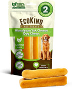 EcoKind Monster Himalayan Yak Cheese Dog Chew, XL Dogs Chews, Rawhide Free, Dog Chew Stick for Aggressive Chewers, Indoors Outdoor Use, Healthy Dogs Treats, Made in The Himalayas -XL Large (Pack of 2)