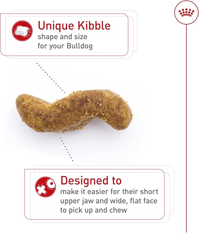 Royal Canin Bulldog Adult Dry Dog Food, 30 lb bag