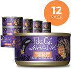 Tiki Cat After Dark Pate Wet Cat Food, Wild Venison & Beef Liver, 3 oz. Cans (12 Count)