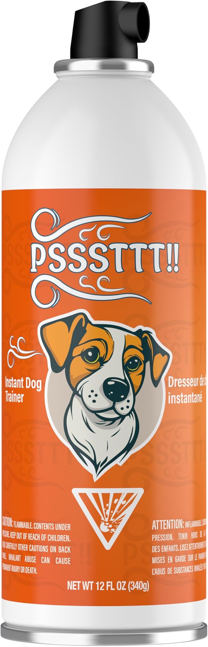 PSSSTTT! Max Size! Spray for Dogs 12 FL OZ (340g) - Effective Behavior Training for Dogs, Dog Corrector Fight Deterrent - Safe & Humane, Air Spray for Dogs, Air Horn for Dogs Training