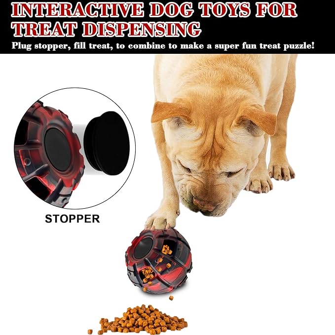 Yipetor Dog Toy, Frozen Dog Treats to Keep Dogs Busy, Interactive Treat Dispensing Dog Toy Puzzle, Interactive Chew Toys for Puppy Small Medium Dog, Power Chewer, Durable Rubber-Easy to Clean(Medium)