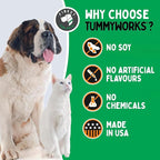 TummyWorks Probiotic Powder for Dogs & Cats. Probiotics For Digestive Health, Immune Support, Diarrhea, Gas, Itching & Seasonal Allergies. With Digestive Enzymes & Prebiotics. Made in USA - 160 Scoops