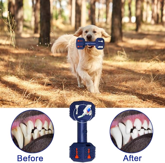 Dog Chew Toys for Aggressive Chewers,Food Grade Non-Toxic Dental Pet Toy,Tough Durable Indestructible Dog Toys for Medium Large Dogs.Blue