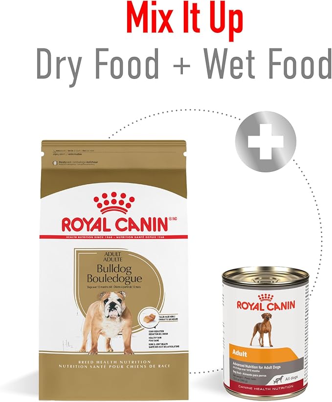 Royal Canin Bulldog Adult Dry Dog Food, 17 lb bag