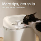 PETLIBRO Splash Shield for 3L Dockstream 2 Cat Water Fountain PLWF106 PLWF116 and PLWF305 Prevent Water Spills, Large top Radius, Easy to Remove & Clean