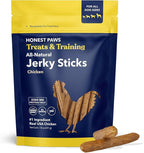 Honest Paws Dog Jerky Treats - All-Natural Jerky Dog Treats for Training Pets - Human Grade Sticks - Real USA Chicken