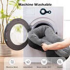 INVENHO Dog Bed Medium Size, Orthopedic Warming Soft Calming Sleeping Durable with Anti-Slip Bottom