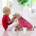 Dog Pajamas Small Sized Dog,Pajamas for Dogs, Winter Chihuahua Yorkie Teacup Cat Sweater Clothes Outfits,Soft Cold Weather Pet Coat Warm Fleece Puppy Pjs (M, Dark Pink)