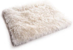 Furry Pet Bed/Mat (Convertible) - White
