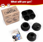 Yipetor Interactive Treat Dispensing Dog Toys, Heavy Duty Frozen Dog Treat Ball - Slow Feeding Puppy Lick Bowl Tough Chew Toy for Large Medium Dogs to Keep Them Busy/Relief Anxiety/Puzzle Stimulate