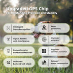 LUCKSKY GPS Wireless Dog Fence, 647 Acres Coverage, No Wire or WiFi Needed, Waterproof Training Collar with Vibration & Static Modes, Easy Setup