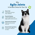 Pet Wellbeing Agile Joints for Cats - Veterinarian-Formulated - Hip and Joint Health, Mobility, Devil’s Claw, Boswellia, Joint Ligament and Cartilage - Herbal Supplement 4 oz (118 ml)