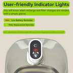 Wireless Cat Water Fountain Stainless Steel,135floz/4L Battery Operated Automatic Pet Fountain,Cordless Cat Water Dispenser Pet Drinking Water Fountain for Multicat Cats Dog Outdoor