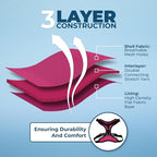 Voyager Escape-Proof Step-in Lock Cat Harness & 5ft Neoprene-Handle Leash Set All-Weather Mesh with Reflective Stitching for Small to Large Cats by Best Pet Supplies, Fuchsia/Black Trim, XS