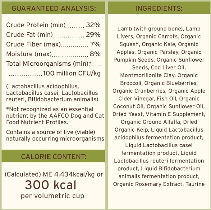 Primal Freeze Dried Dog Food, Pronto Mini Nuggets, Lamb; Scoop & Serve, Complete & Balanced Meal; Also Use as Topper or Treat; Premium, Healthy, Grain Free, High Protein Raw Dog Food (7 oz)