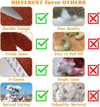 3-Layered Stuffed Dog Toys for Medium Large Dogs, Large Plush Squeaky Dog Toys to Keep Them Busy for Small Medium Large Breed, Cute Animals Puppy Teething Chew Toys - Monkey L