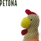 Squeaky Plush Dog Toys, Tug of War Dog Toy, Chicken Plush Puppy Toys with Pull Rope, Interactive Dog Toys for Small, Middle, and Big Dogs (Hen)