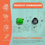 Flourish Pets 2 in 1 Multi-Layer Chew Toy for Active Dogs | Non-Toxic BPA Free Double Stitched Soft Fabric Exterior Dog Toys | Long-Lasting Dog Plush Toys – Love Frog/Love Gorilla 3.5"