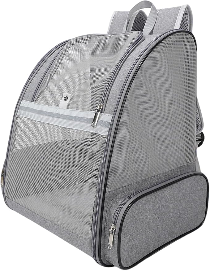 Dog Backpack Carrier,Pet Carrier for Cat/Small Dogs/Bunny,Ventilated Mesh Dog Backpack,Dog Travel Bag,Dog Bag,Small Dogs/Medium Cats Fit Up to 11lbs,Foldable Dogs Carrying Backpack
