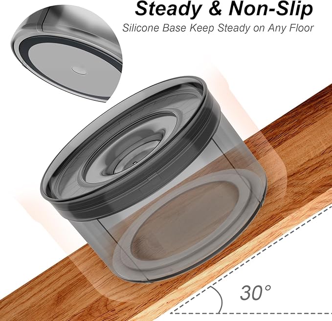 1Gallon No Spill Dog Water Bowl-3.8L Large Capacity, BPA-Free, Anti-Splash & Anti-Digging Design with Non-Slip Base for Messy Drinkers