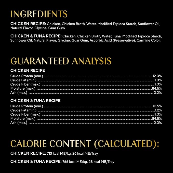 Sheba Selections Filets in Broth Adult Wet Cat Meal Complement Chicken or Tuna Recipe, 1.3 oz. Cups, 8 Count (Pack of 2)