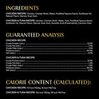 Sheba Selections Filets in Broth Adult Wet Cat Meal Complement Chicken or Tuna Recipe, 1.3 oz. Cups, 8 Count (Pack of 2)