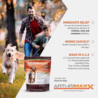 Dog Supplements for Joint Inflammation & Arthritis, Naturally Potent Dog Joint Care, Delicious Soft Chews with Turmeric, Omega 3, & Glucosamine for Dogs, Natural Liver Flavor, 120 Pc