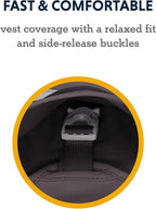 Ruffwear, Lumenglow High-Vis Dog Jacket, High-Visibility Protection for Day and Night, Blaze Orange, XX-Small