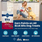 Blue Buffalo Bits Soft Dog Treats for Training, Made With Natural Ingredients & Enhanced with DHA, Beef Recipe, 11-oz Bag