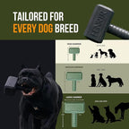 Fenrir Hammer Dog Chew Toy Strong Rubber Stuffable Enrichment Toy for Chewers (Black, Large)