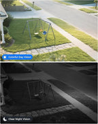 Hiseeu [24/7 Recording] Home Security Camera System, No Subscription, 4K NVR with 3MP Corded Plug-in Powered Outdoor Bullet Cameras, 2.4G/5G Wireless WiFi Connection, 1TB HDD, Night Vision, IP65