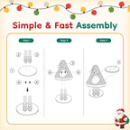 Christmas Cat Tree Tower for Indoor Cats Cute Santa Hat Design with Scratching Posts & Cozy Cat Bed, Small to Large Cat Tower, Red