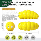 LiuMelinda Dog Chew Toys for Aggressive-Chewers - Indestructible Dog Toy for Aggressive Chewer，Tough Chew Toys for Dogs （Rubber Yellow-Insect）