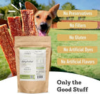 Farm Hounds - Chicken Strips - Premium Natural Jerky for Dogs - 100% Humanely Raised Chicken- Break-to-Size - Great for Training & Treats - No Added Fillers - Made in USA - 2 Pack