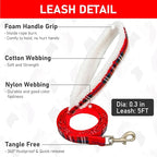 GAMUDA Small Dog Harness Collar and Leash Set, Step in No Chock No Pull Soft Mesh Adjustable Dog Vest Harnesses Plaid Reflective for Dogs Puppy Cats Kitten Rabbit (Warm Red, XXS)