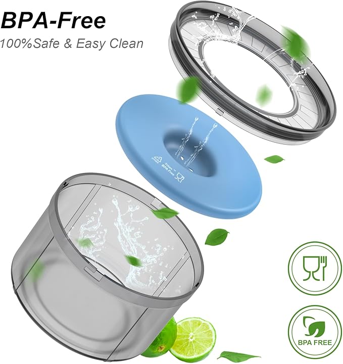 1Gallon No Spill Dog Water Bowl-3.8L Large Capacity, BPA-Free, Anti-Splash & Anti-Digging Design with Non-Slip Base, for Messy Drinkers