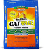 Nature's Mace Cat Mace, 22lb, Cat Repellent Granular Outdoor to Keep Cats Away, for Yard, Garden, Plants, Anti Cat Pee Deterrent, Training Tool, Animal Repellent, Safe Around People, Pets, Plants