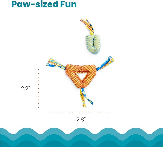 Catstages Catnip Dental Chew – Interactive Chew Toy for Cats with Crinkle Sounds and Textures for Teeth Cleaning, Multicolored