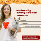 OH NORMAN! Single Ingredient Pumpkin Dog Treats by Kaley Cuoco, Healthy Dog Treats for All Life Stages and Breeds, Air Dried, Ethically Sourced in Canada, 6 Oz