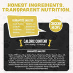 Freeze Dried Dog Food for Small & Large Dogs, 16 Oz (500+Pieces) Chicken Dog Food Toppers for Picky Eaters, USA Made- Grain Free & All Natural Freeze Dried Treats Made with 96% Meat Organs